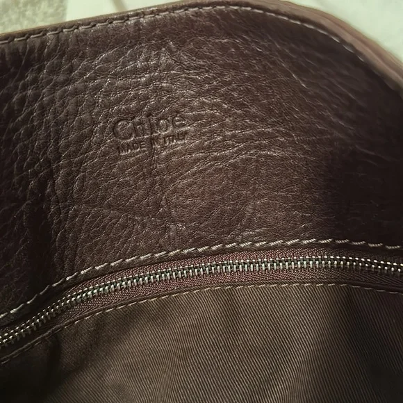 Chloe large paddington hobo bag in dark brown leather. Gorgeous - Picture 3 of 7